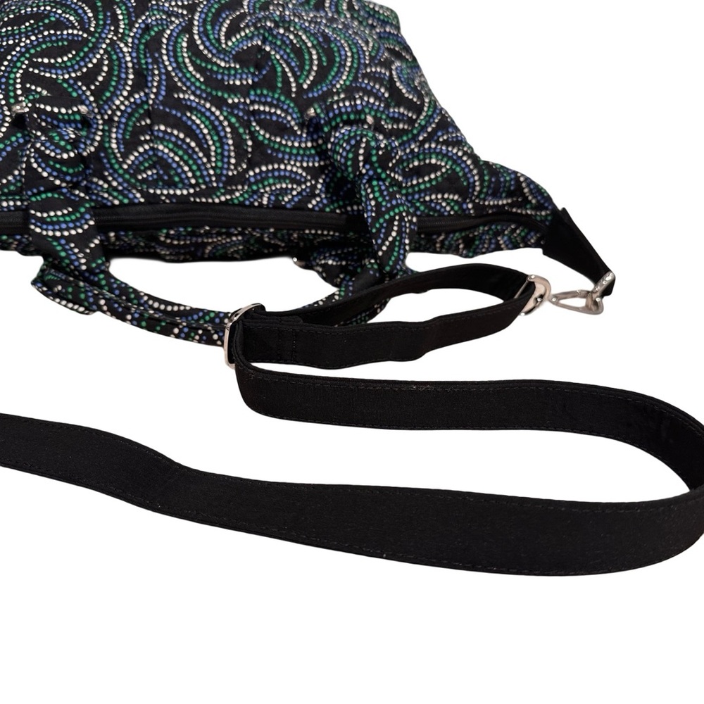 Vera Bradley Perfect Companion Satchel Handbag Adjustable Shoulder Strap Black - Picture 10 of 17